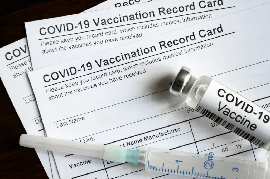 COVID-19 Vaccination Record Card 